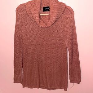 Women’s Size:Small. Pink blush turtleneck knitted sweater form Active USA